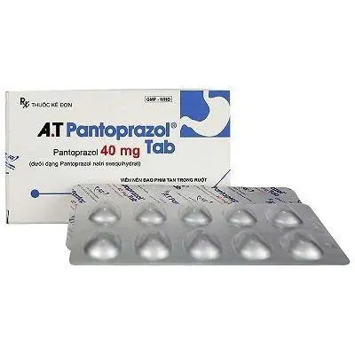 A.T Pantoprazol 40mg - Thuốc Điều Trị Loét Dạ Dày, Trào Ngược Dạ Dày Thực Quản - Hộp 100 Viên